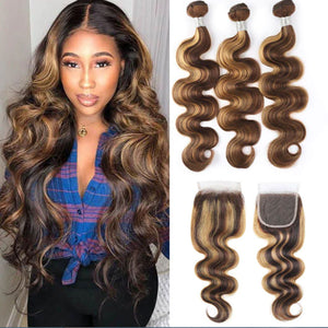 Body Wave Hair Bundles With Closure